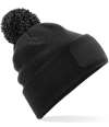 B443 Snowstar Printers Beanie Black / Graphite colour image